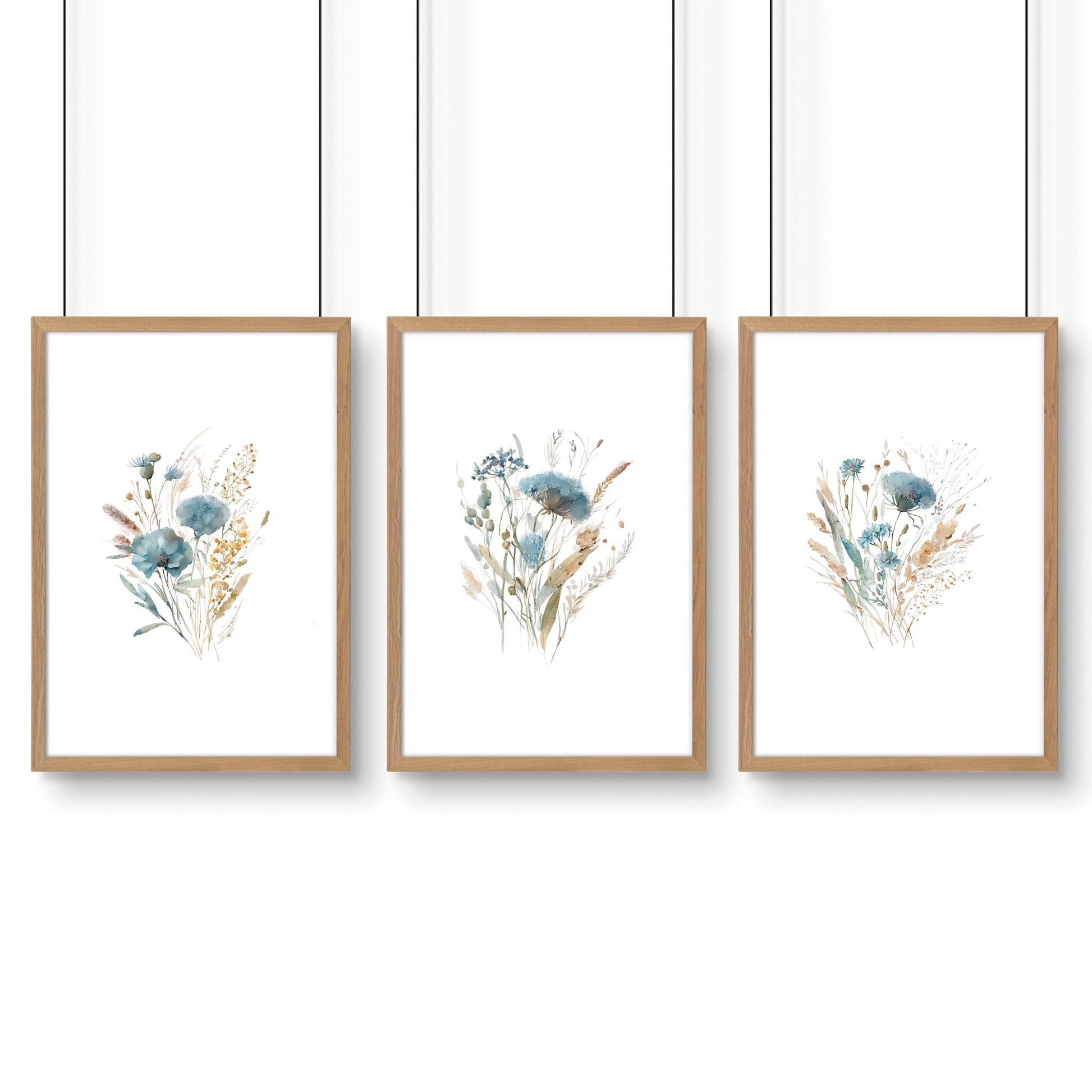 Wall Art Sets | Set of 3 Botanical Wall art Prints