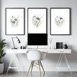 Wall Art Sets | Set of 3 Botanical Wall art Prints