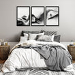 Wall Canvas Art | Set of 3 Asian Inspired Wall art Prints