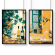 Wall Canvas | Set of 2 Italian Lifestyle Wall art Prints