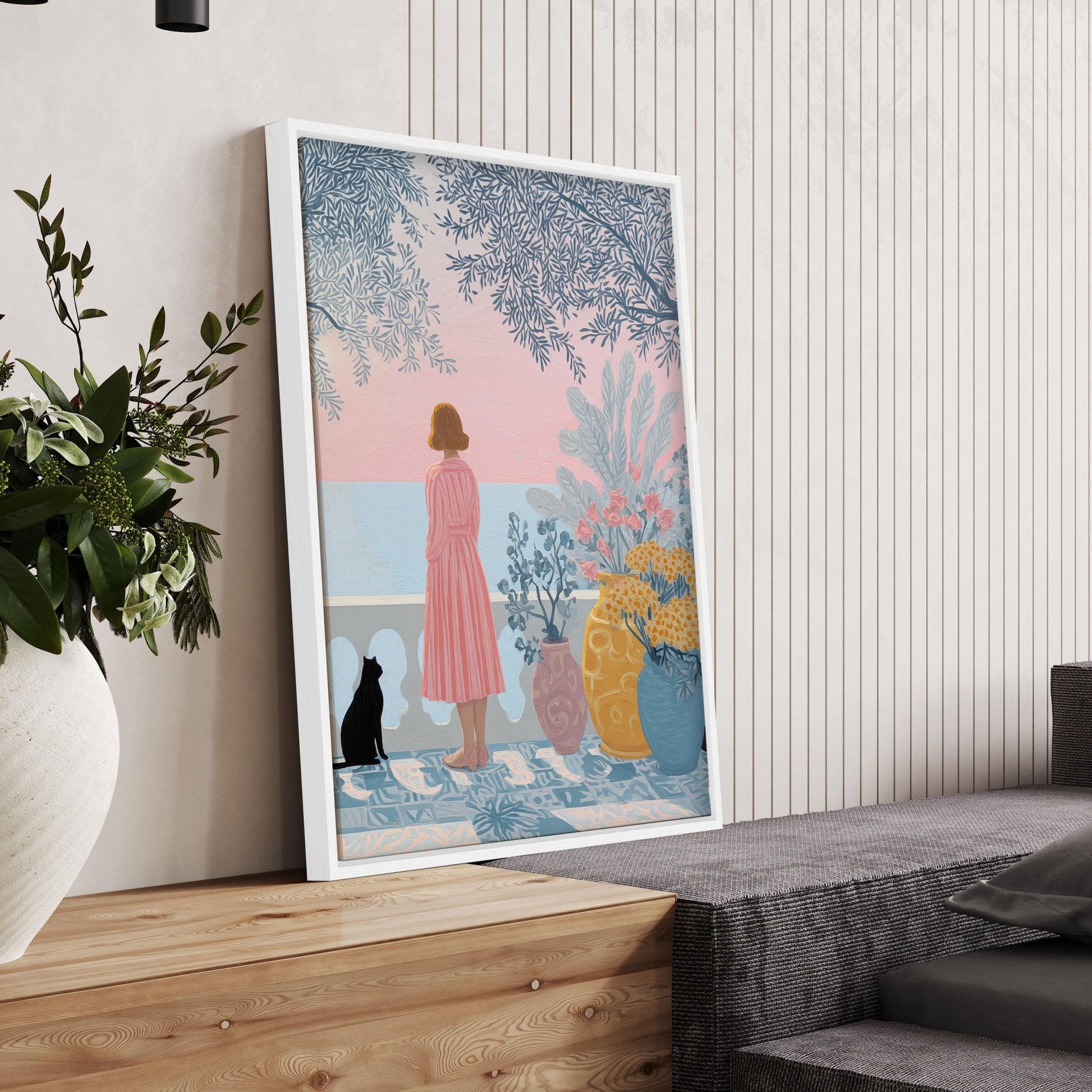 Wall Decor Hallway | Set of 2 Italian Lifestyle Wall art Prints