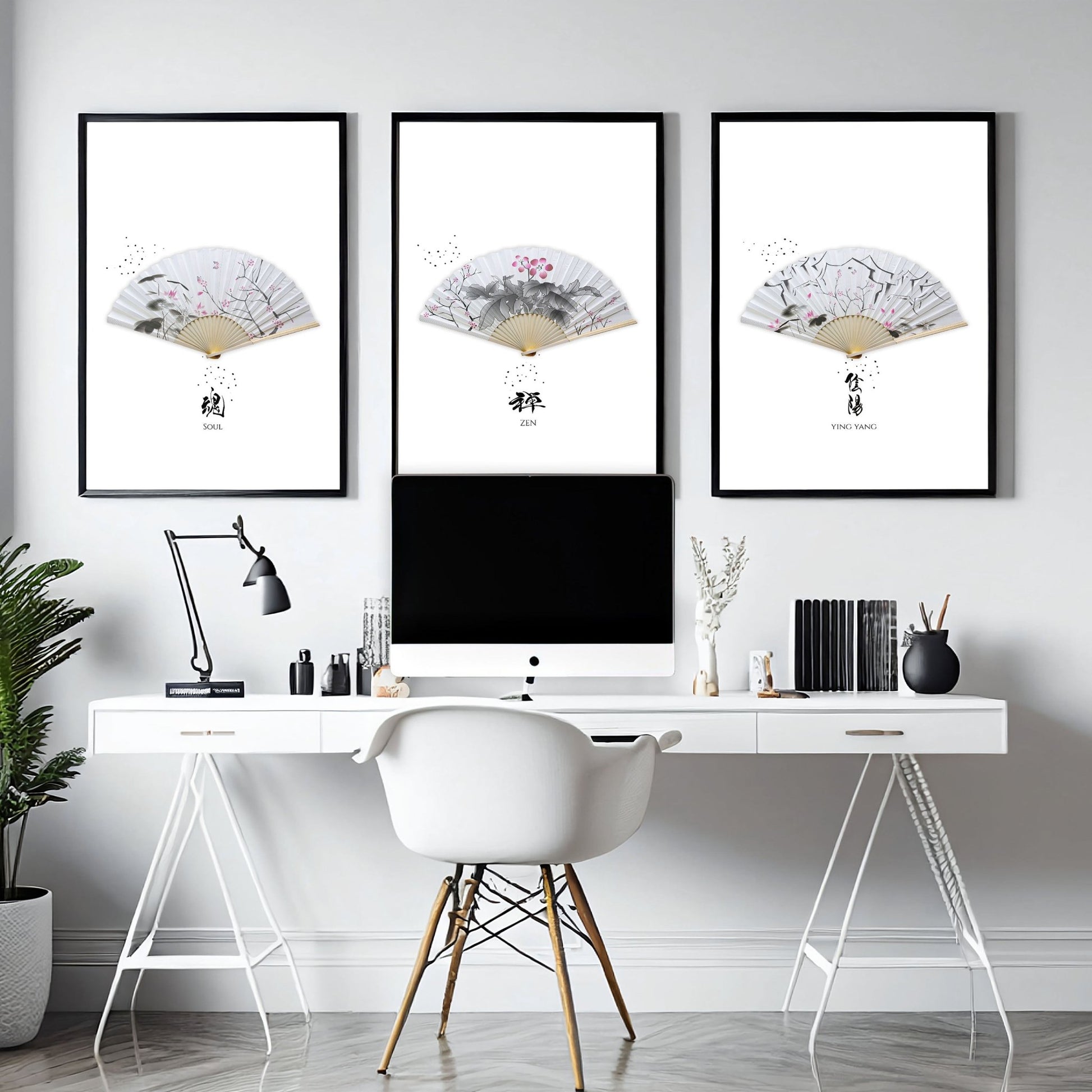 Wall Decor Ideas Office | Set of 3 wall art prints