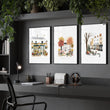 Wall Decor Office London Travel Art wall art | 