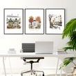 Wall Decor Office London Travel Art wall art | 
