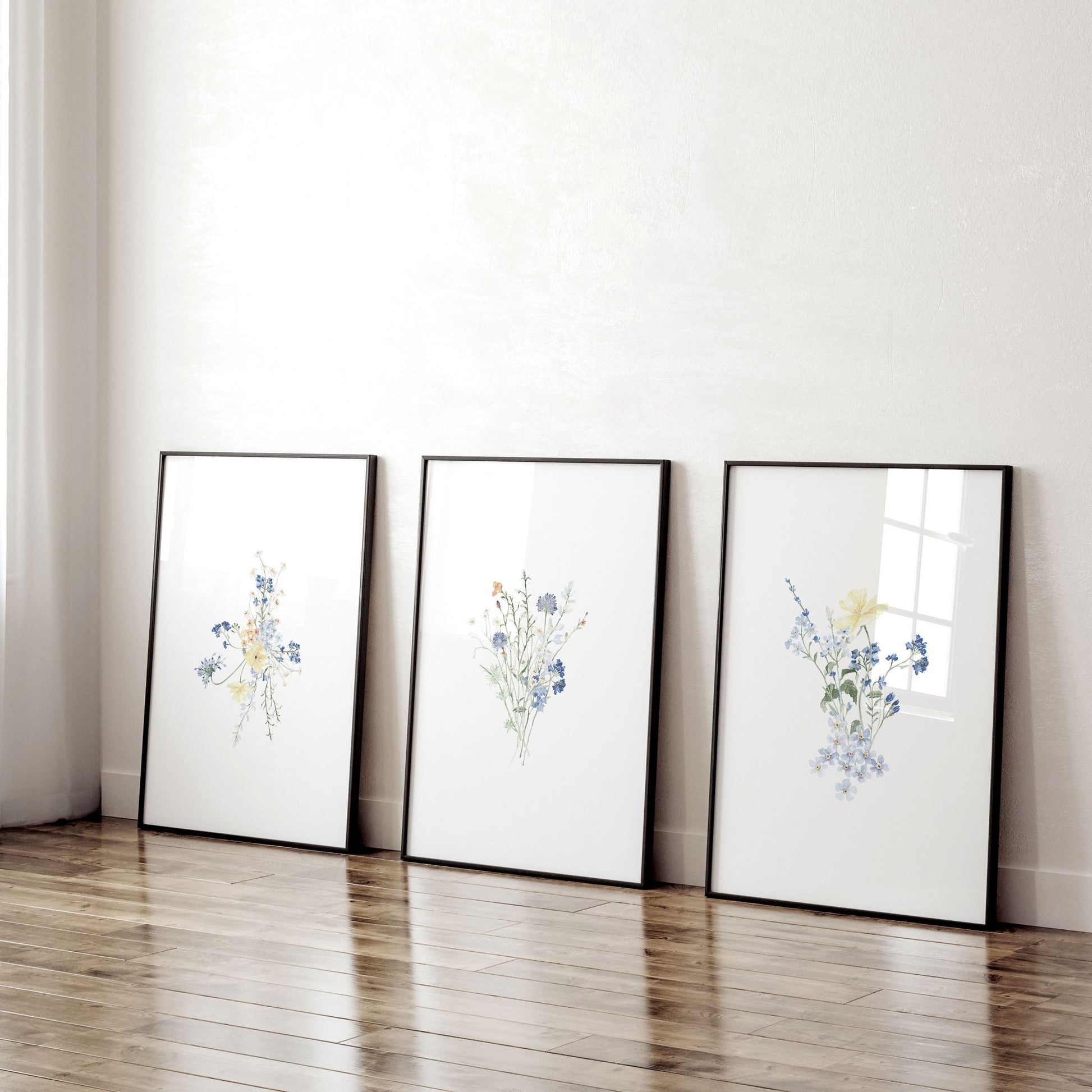 Wall Decorating Ideas For Office | Set of 3 wall art prints