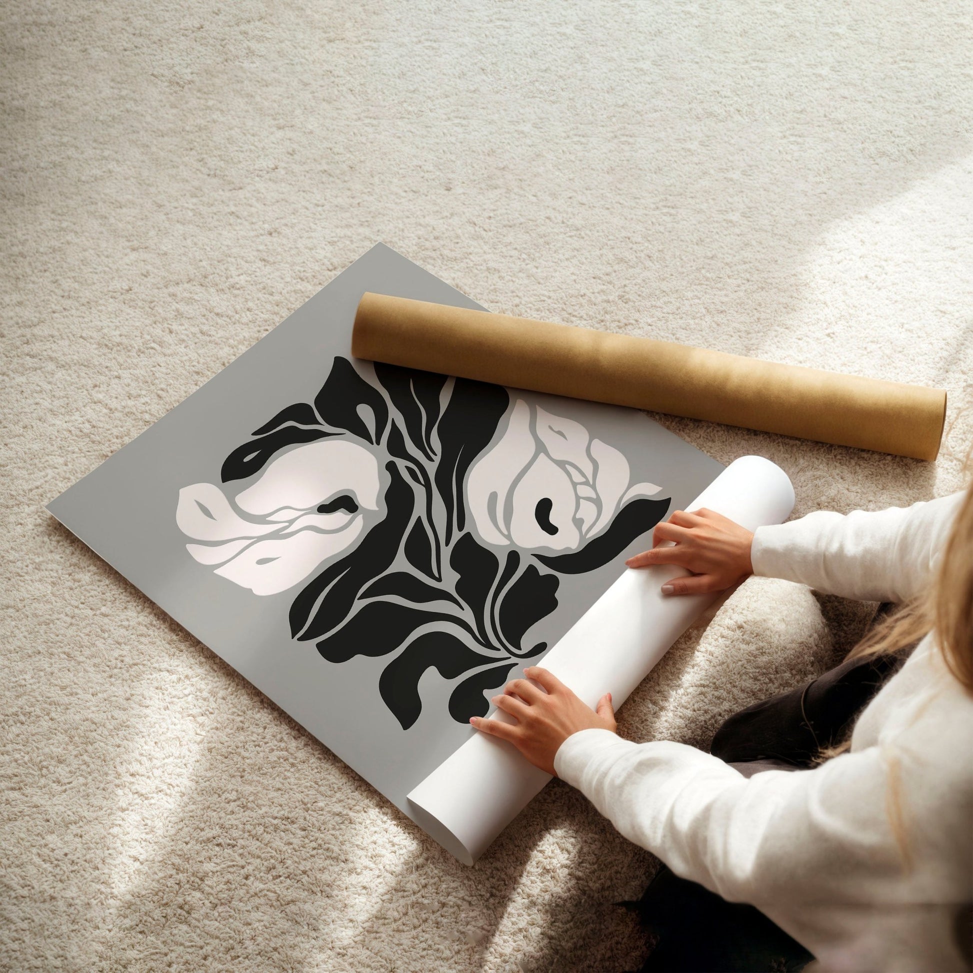 Wall Decoration Large | Set of 3 Botanical Wall art Prints