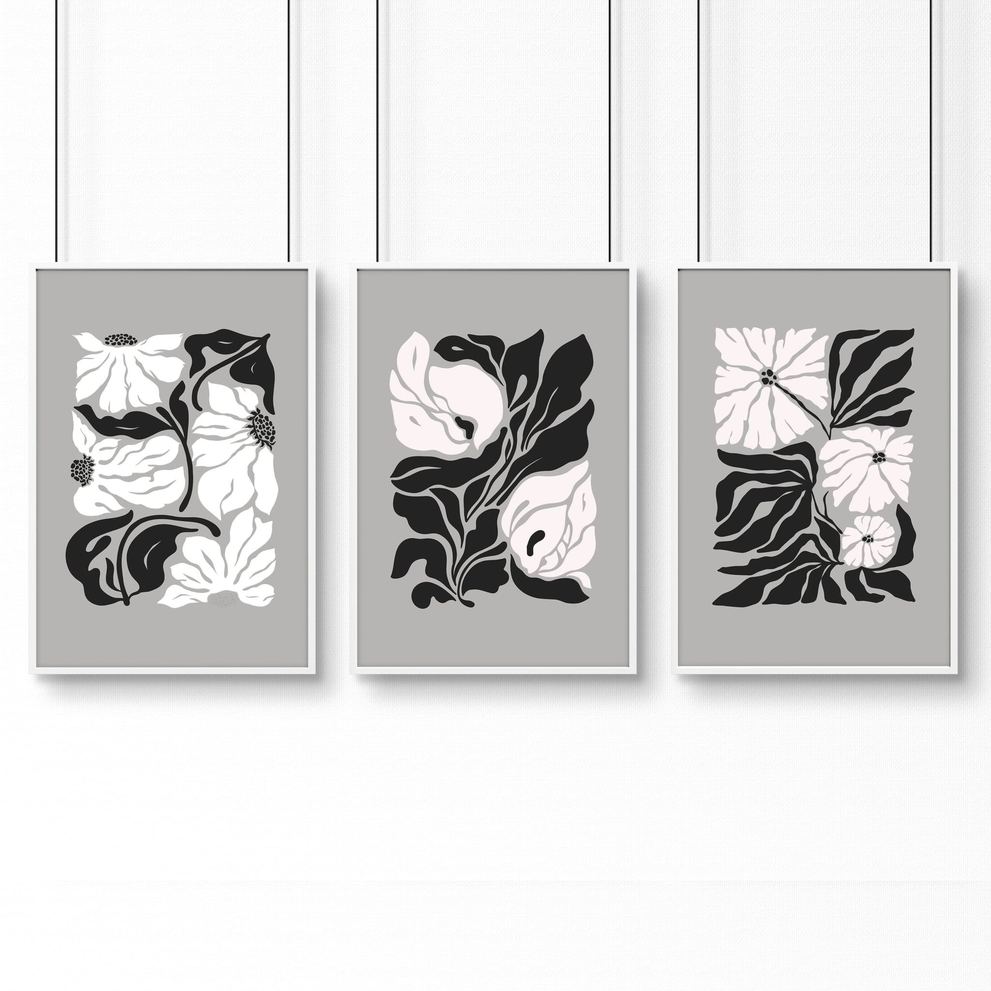 Wall Decoration Large | Set of 3 Botanical Wall art Prints