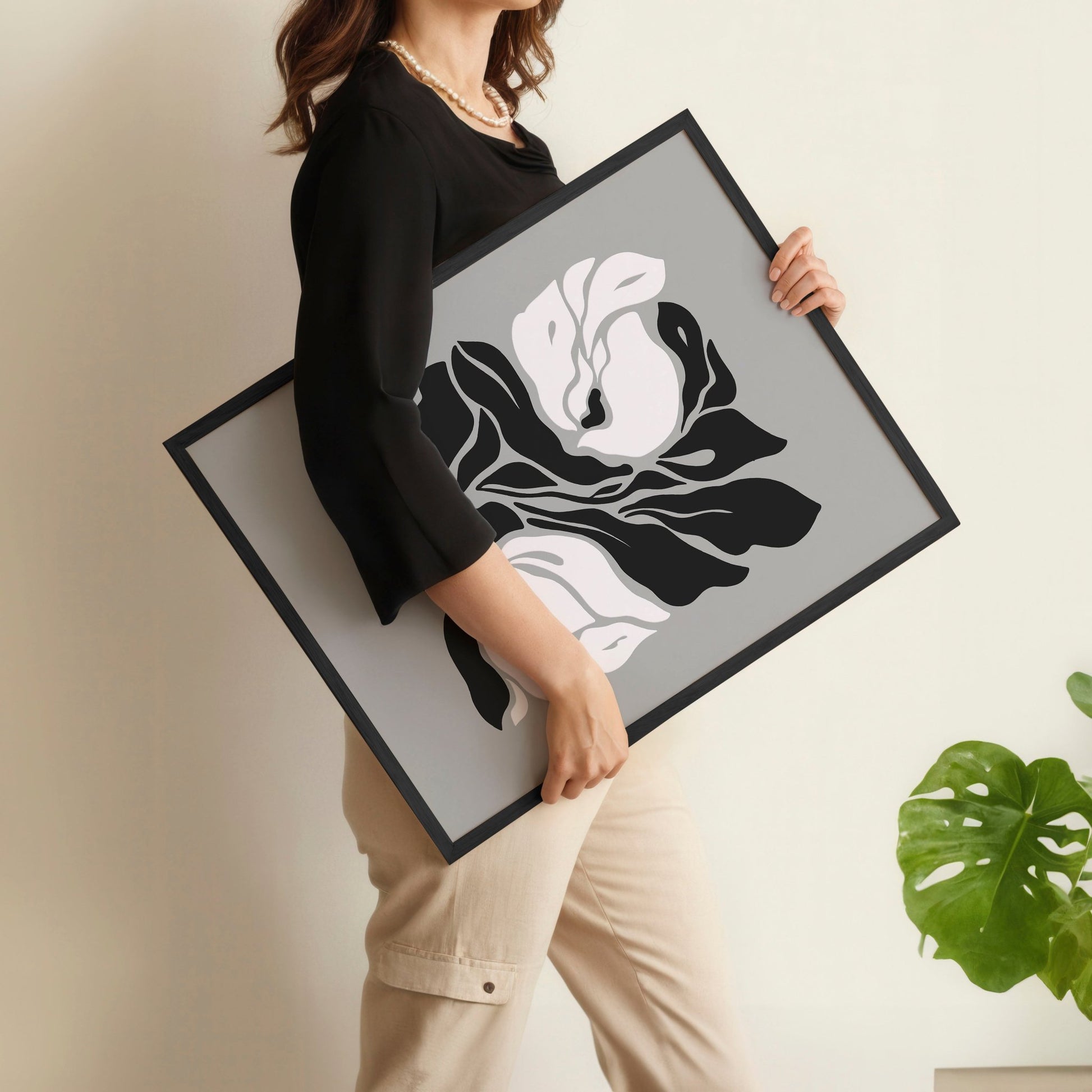 Wall Decoration Large | Set of 3 Botanical Wall art Prints