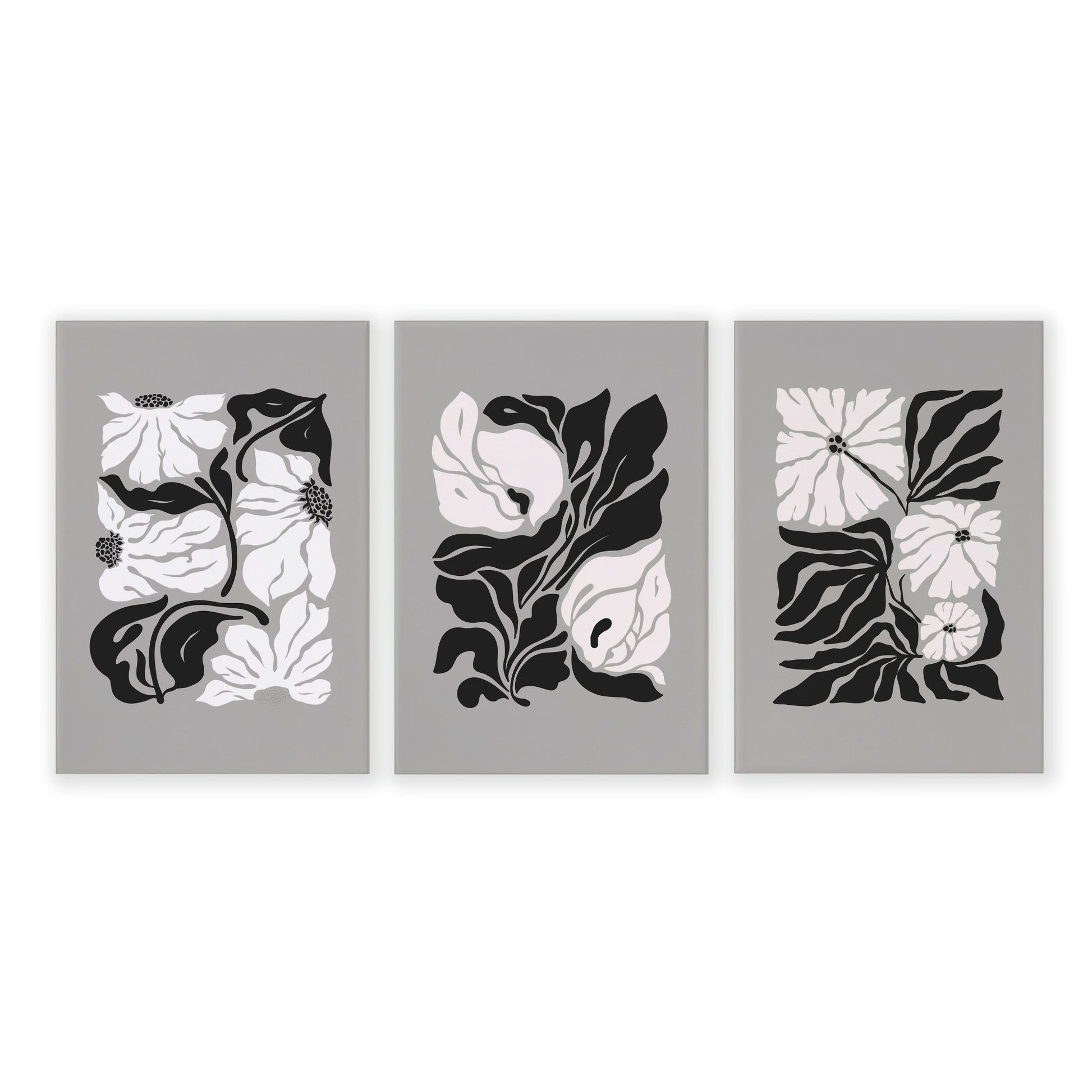 Wall Decoration Large | Set of 3 Botanical Wall art Prints