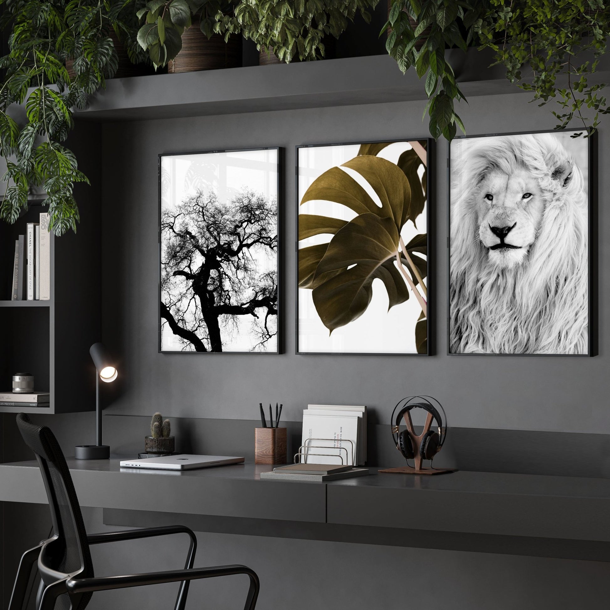 Wall Hanging Art | Set of 3 African Wildlife Wall art Prints