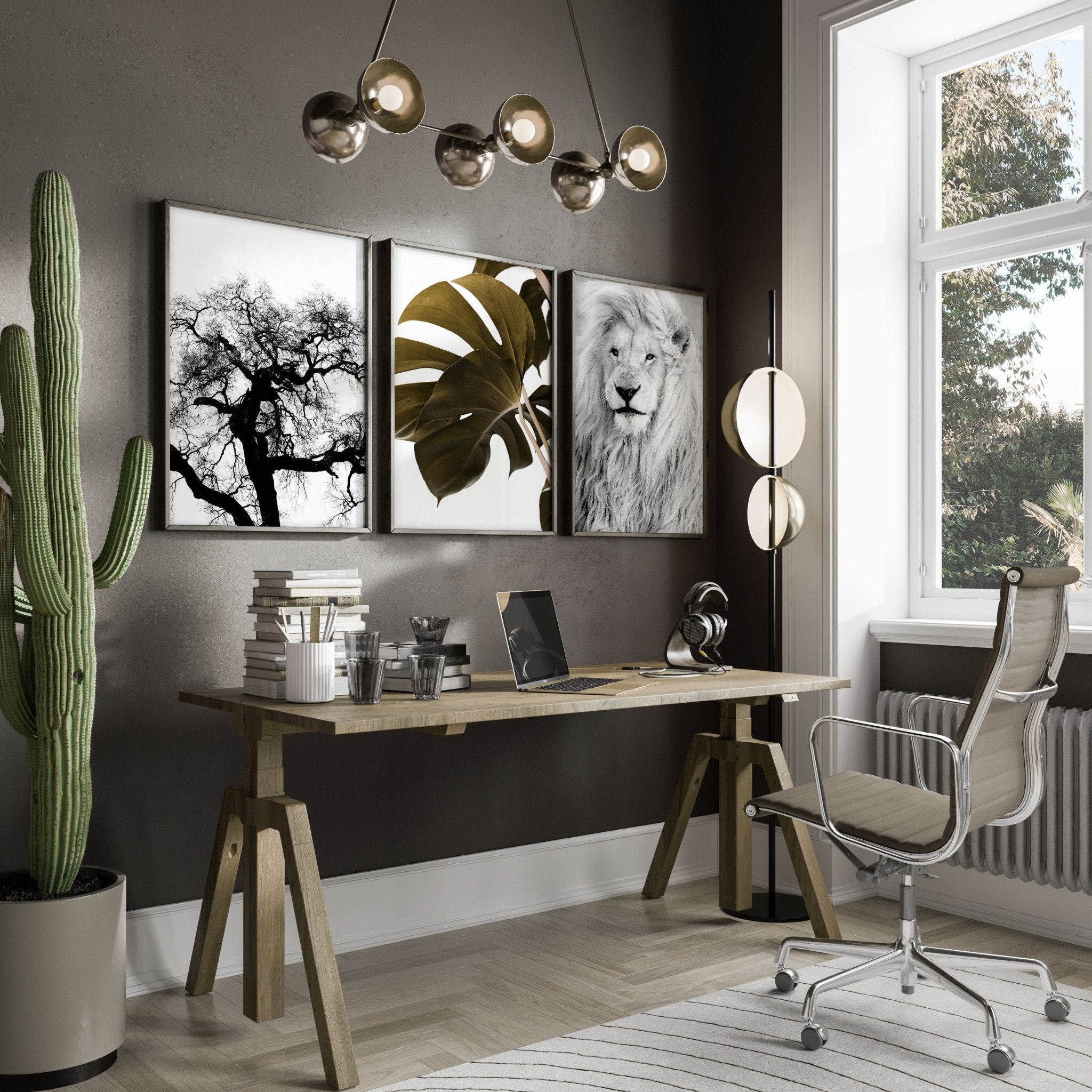 Wall Hanging Art | Set of 3 African Wildlife Wall art Prints