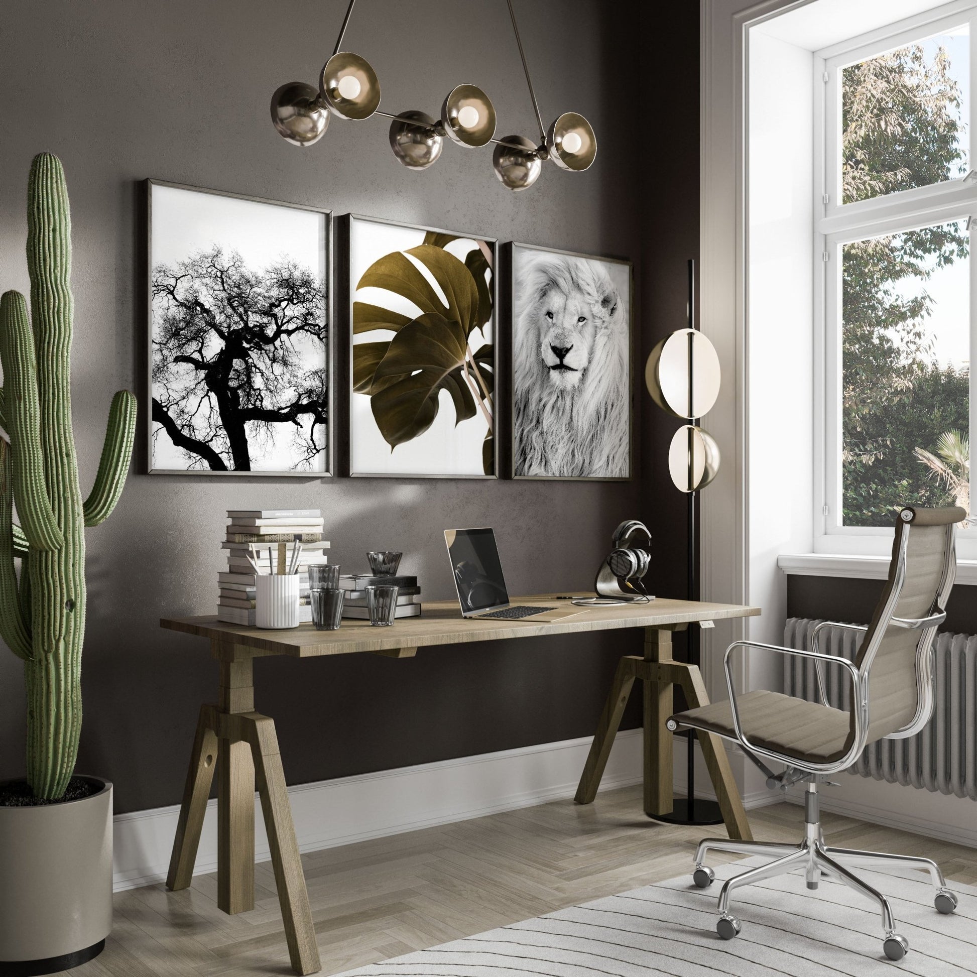 Wall Hanging Art | Set of 3 African Wildlife Wall art Prints