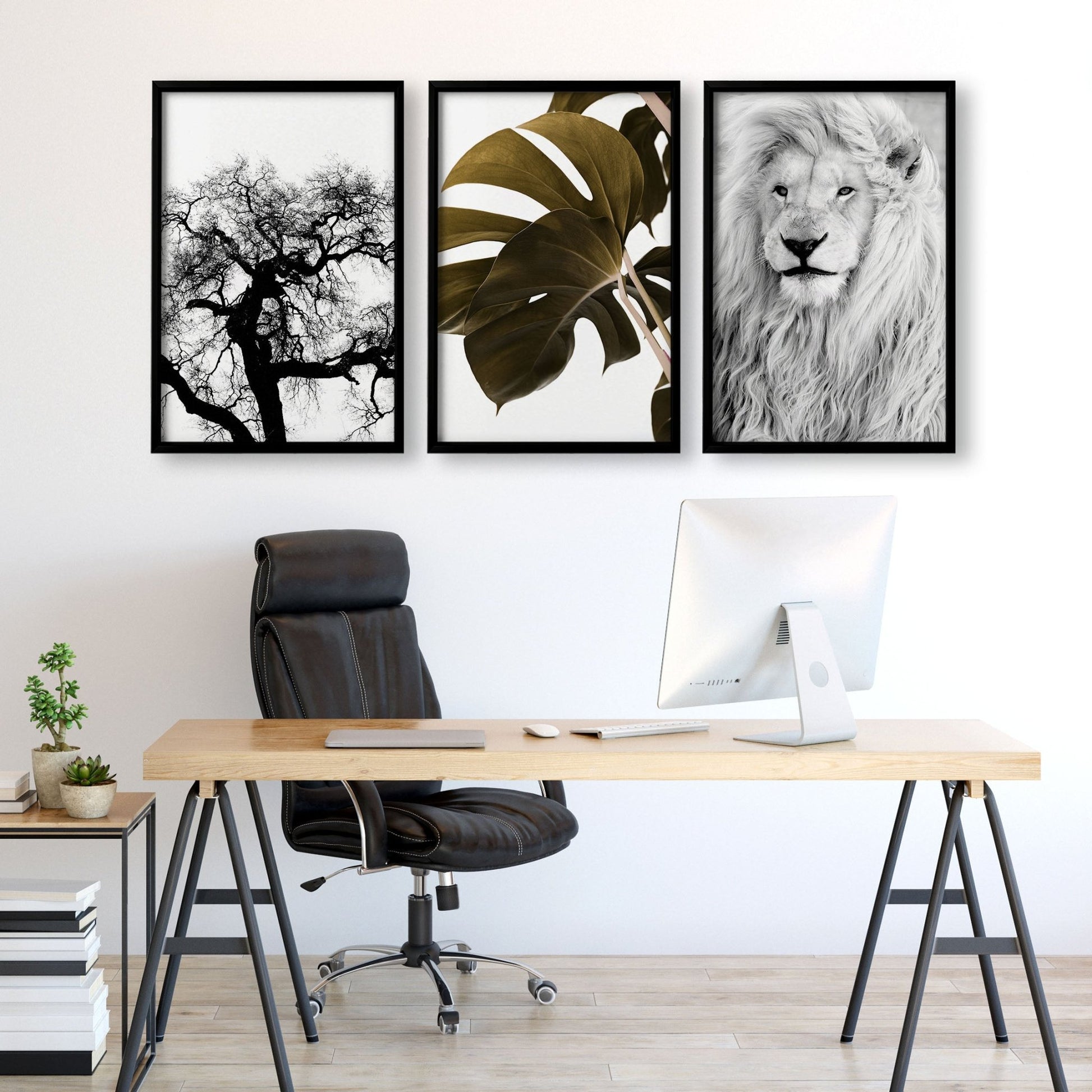 Wall Hanging Art | Set of 3 African Wildlife Wall art Prints