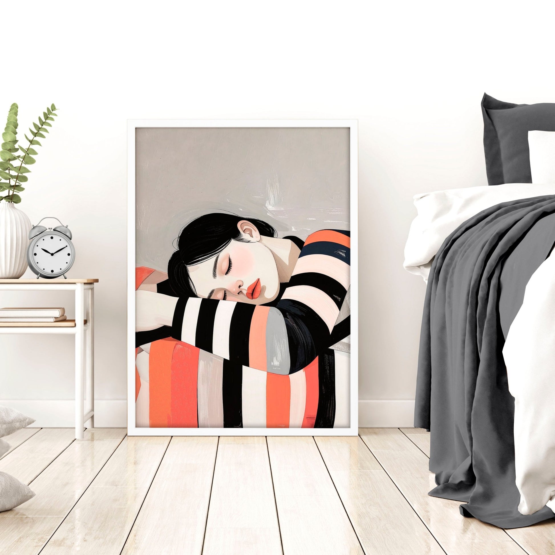 Wall Hanging For Bedroom | Set of 3 Boho Women Wall art Prints