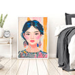 Wall Paintings For Bedroom | Set of 3 Boho Women Wall art Prints