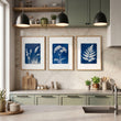 wall paintings for kitchen displayed on a wall in a styled room — view 2