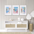 Wall Paintings In Living Room | Set of 3 Beach Decor Wall art Prints