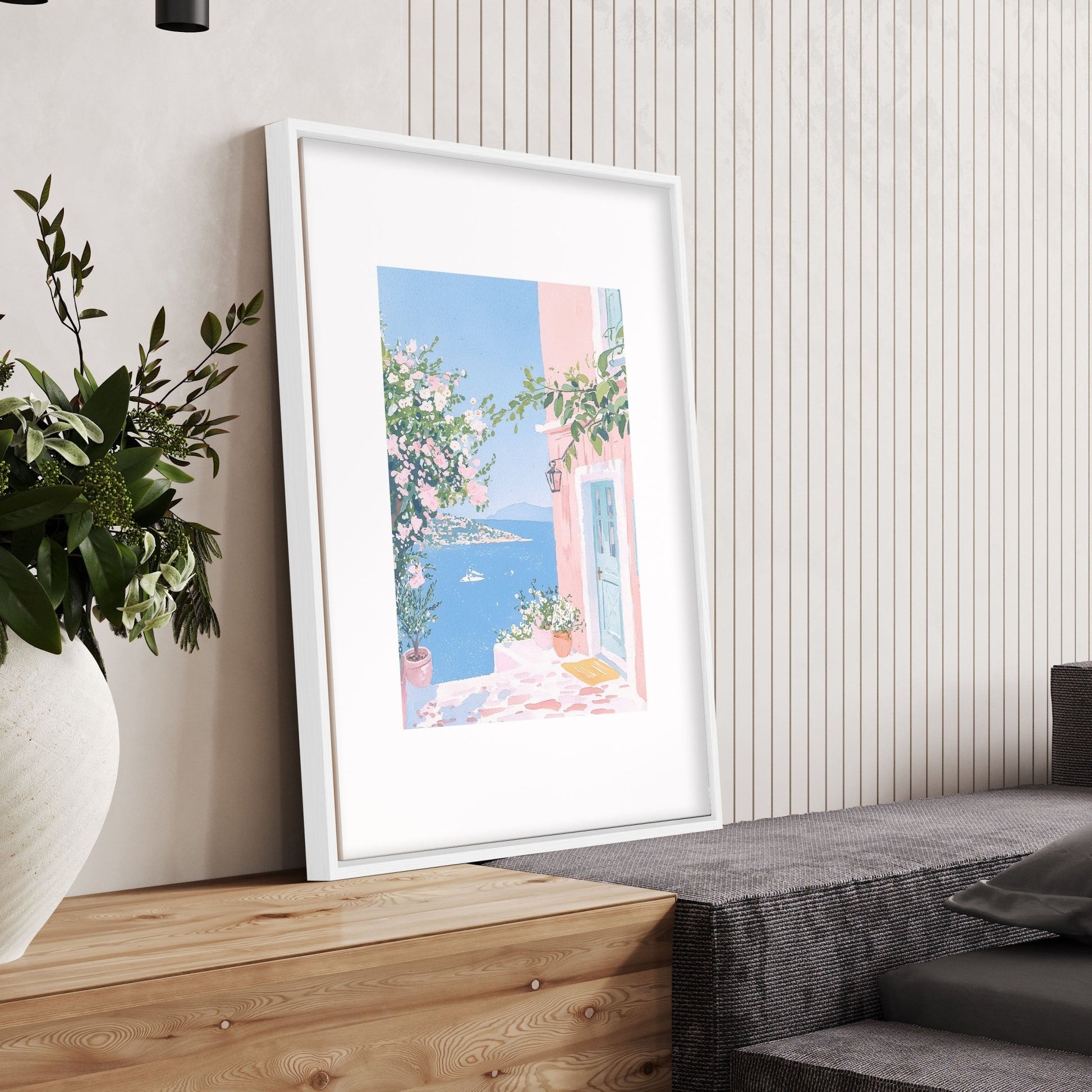 Wall Paintings In Living Room | Set of 3 Beach Decor Wall art Prints