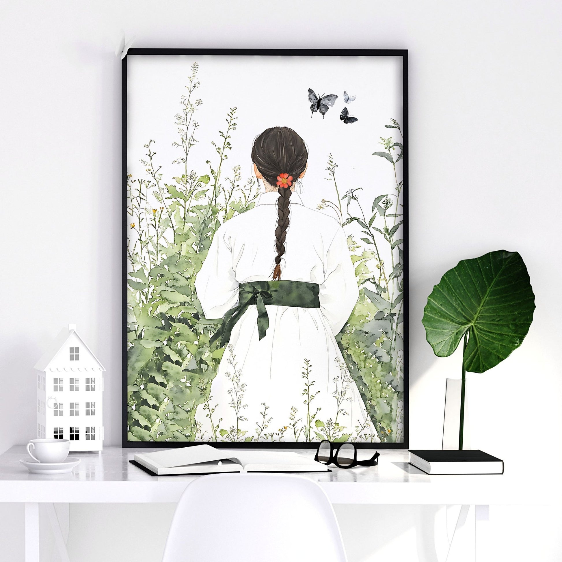 Wall Picture Gallery | Set of 3 Boho Women Wall art Prints