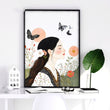 Wall Picture Gallery | Set of 3 Boho Women Wall art Prints