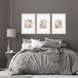 Wall Pictures With Frames | Set of 3 Moroccan Inspired Wall art Prints