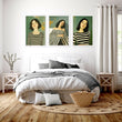 Wall Posters For Bedroom | Set of 3 Boho Women Wall art Prints