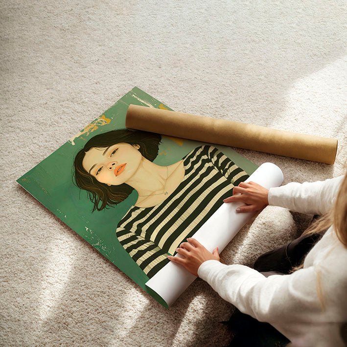 Wall Posters For Bedroom | Set of 3 Boho Women Wall art Prints