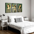 Wall Posters For Bedroom | Set of 3 Boho Women Wall art Prints