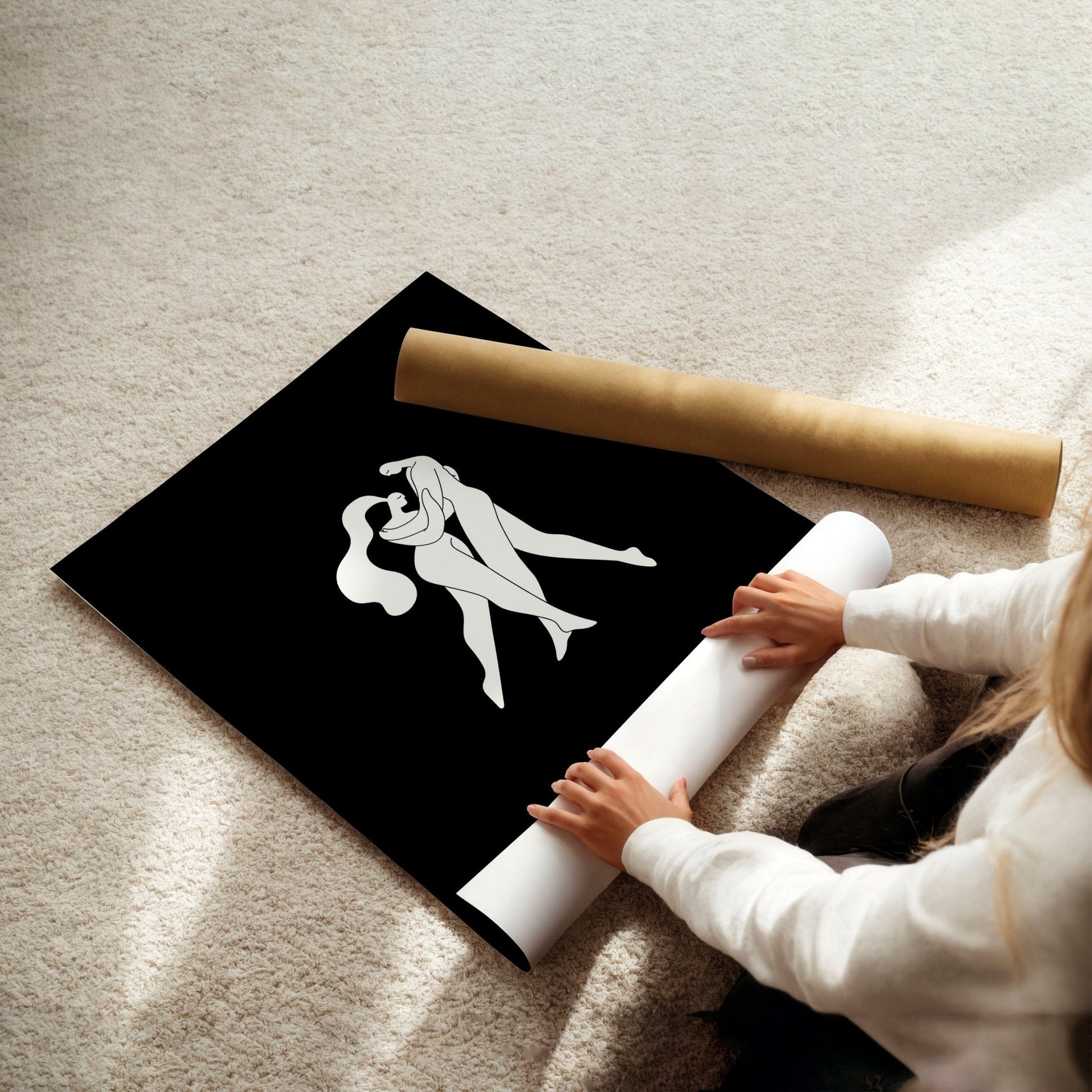 Wall Prints And Posters | Set of 3 Boho Women Wall art Prints