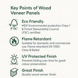 Walnut Acoustic Wall Panels