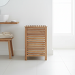 Walnut Wood Laundry Hamper