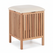Walnut Wood Storage Stool