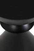 Walsa Black Finish Mango Wood Accent Side Table