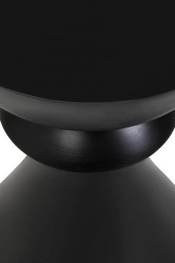 Walsa Black Finish Mango Wood Accent Side Table