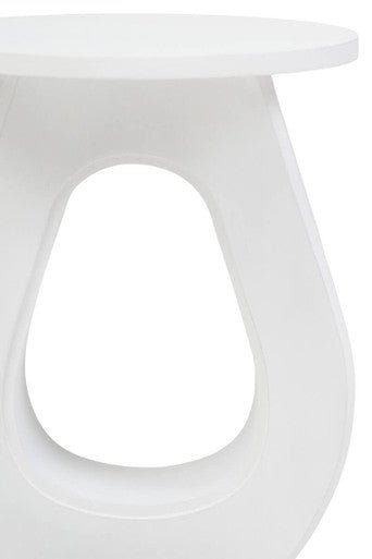 Walsa Whitewash Mango Wood Accent Table