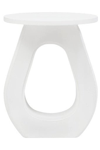 Walsa Whitewash Mango Wood Accent Table