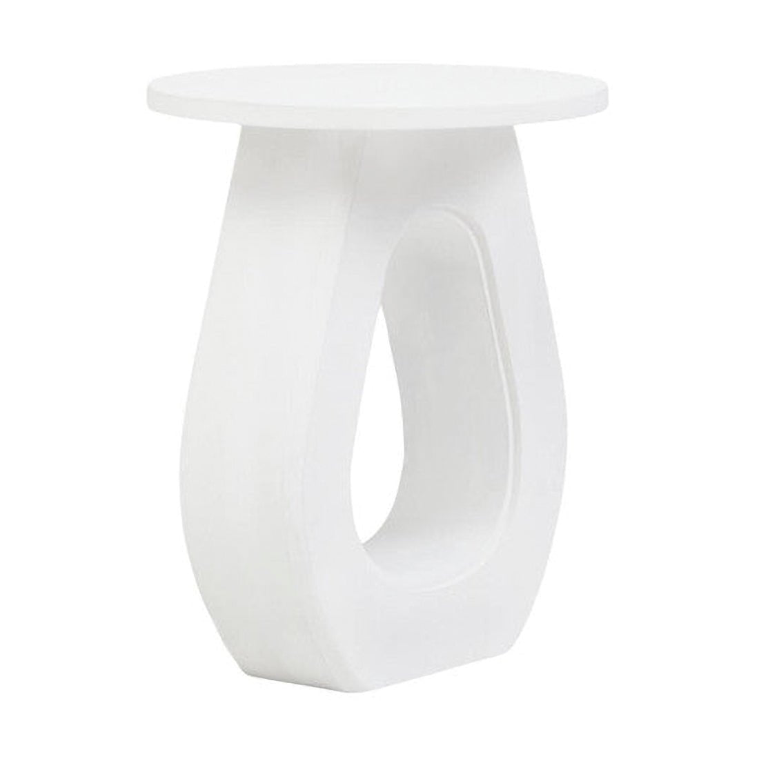 Walsa Whitewash Mango Wood Accent Table