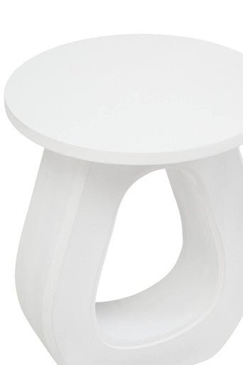 Walsa Whitewash Mango Wood Accent Table