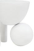 Walsa Whitewash Mango Wood Ball Detail Side Table
