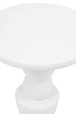 Walsa Whitewash Mango Wood Circle Column Detail Side Table