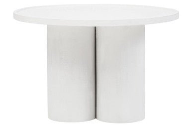 Walsa Whitewash Mango Wood Column Detail Coffee Table