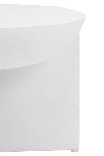 Walsa Whitewash Mango Wood Round Coffee Table