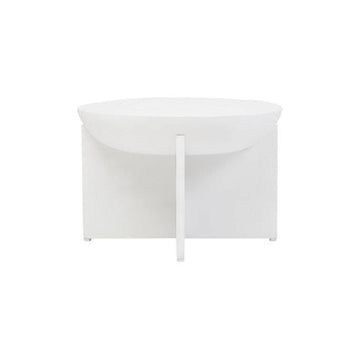 Walsa Whitewash Mango Wood Round Coffee Table