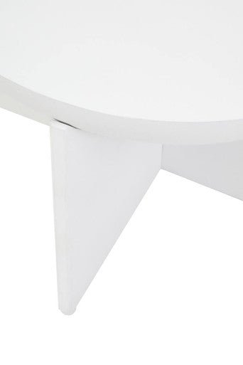 Walsa Whitewash Mango Wood Round Coffee Table