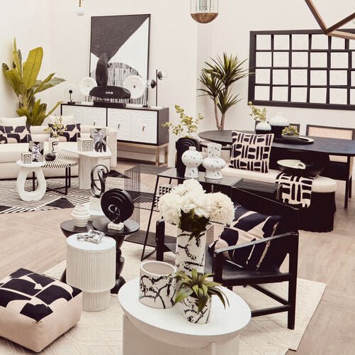 Walsa Whitewash Mango Wood Round Coffee Table