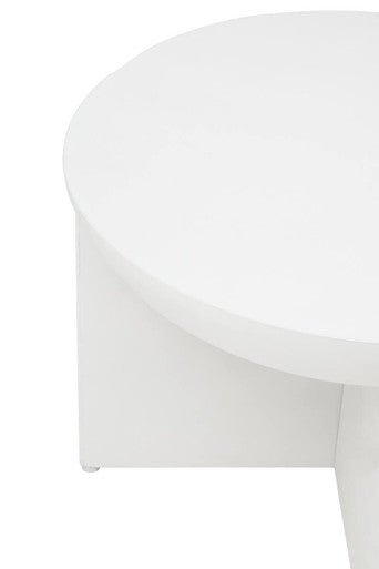 Walsa Whitewash Mango Wood Round Coffee Table