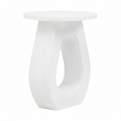 Walsa Whitewash Mango Wood Accent Table