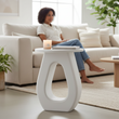 Walsa Whitewash Mango Wood Accent Table