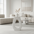 Walsa Whitewash Mango Wood Accent Table