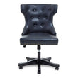 Walson Black Leather Effect Home Office Chair